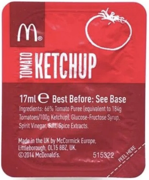 McDonald’s ketchup dip