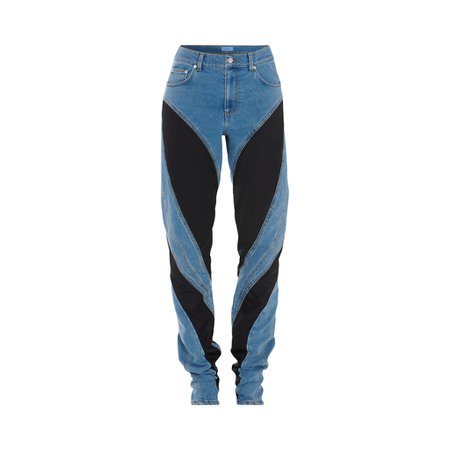 Baggy Spiral Jeans – Mugler