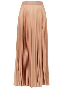 nude brown skirt flowy - Google Search