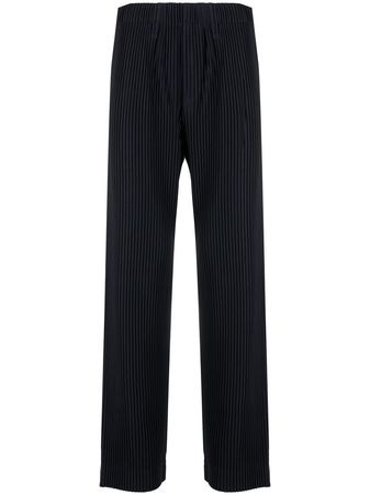 Homme Plissé Issey Miyake fully-pleated straight-leg Trousers