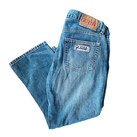 Vintage Guess Women’s Jeans Waist-... - Depop
