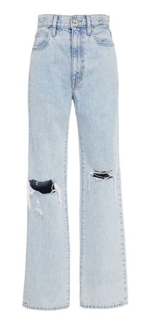 light blue denim jeans #7