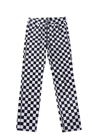 checker pants