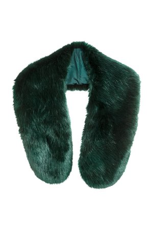Emerald fur stole