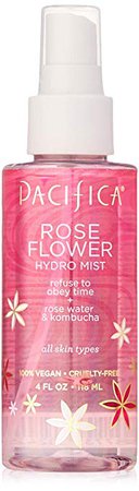 Amazon.com : Pacifica Beauty Rose Flower Hydro Mist, 4 Fluid Ounce : Beauty