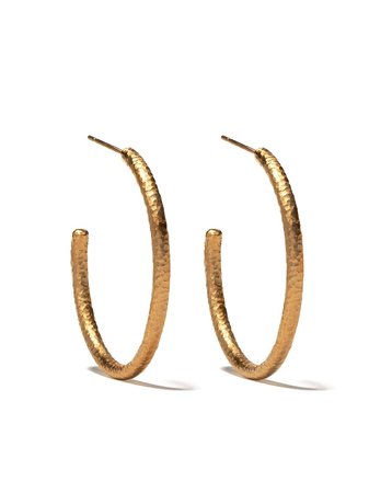 Annoushka 18Kt Yellow Gold Organza Hoop Earrings 025038 | Farfetch