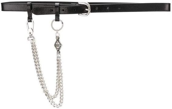 Pinko chain detail belt