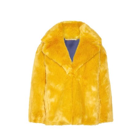 diane von furstenberg faux fur jacket