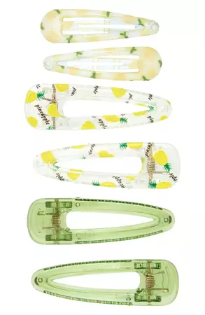BP. | Lemon Lime Hair Clip Set | Nordstrom