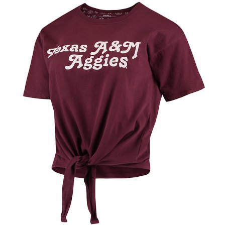 Texas A&M Aggies Pressbox Women's California Dreamin Ombre Tie T-Shirt - Maroon