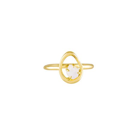 Trust the Flow Gold Ring – Wanderlust + Co
