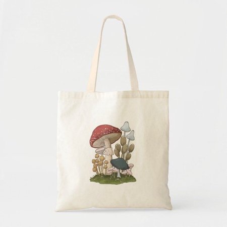 mushroom tote bag