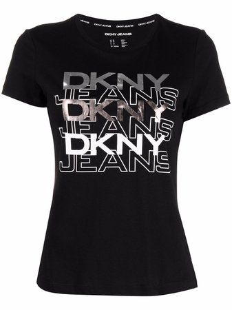 DKNY logo-print short-sleeve T-shirt - FARFETCH