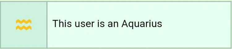 This user is an Aquarius ♒️💭✨