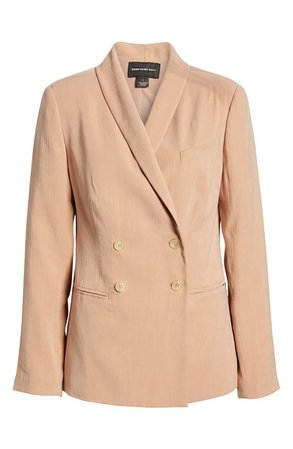 Something Navy Drapey Double Breasted Blazer (Nordstrom Exclusive) | Nordstrom