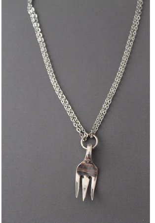 fork necklace