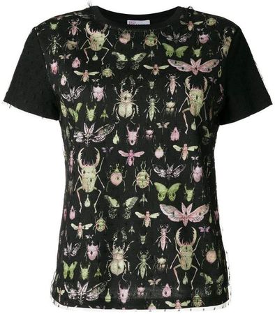 insect print T-shirt