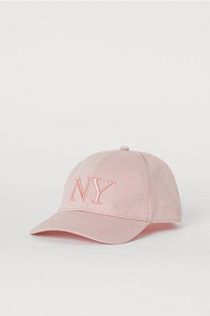 Cotton Twill Cap - Light pink/NY - | H&M CA
