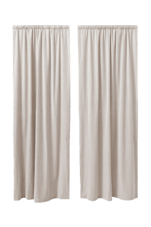 H&M 2-pack Velvet Curtain Panels
