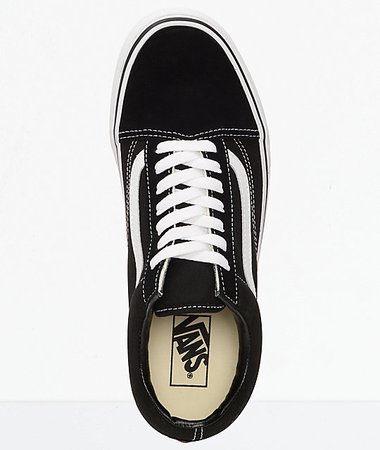 Vans Old Skool Black & White Skate Shoes | Zumiez