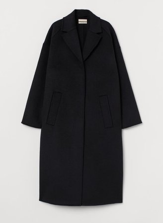 Oversized Black Coat