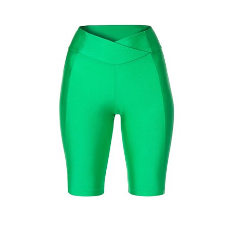 Aggi Jess Brazil Green Biker Shorts