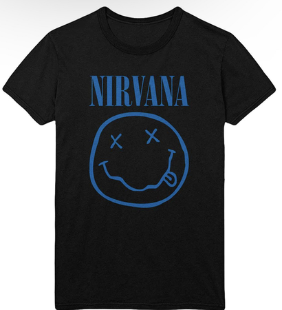 blue nirvana shirt