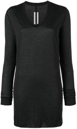 long-sleeve fitted top