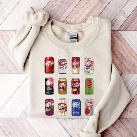 Dr Pepper Cans Sweatshirt and Hoodie - ootheday.
