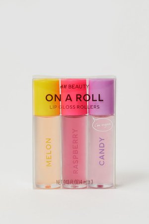 3-pack Lip Glosses - Pink