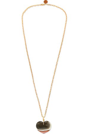 Sirconstance | Jasper gold-plated tourmaline necklace | NET-A-PORTER.COM