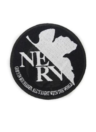Rebuild of Evangelion NERV - Cospa Removable Velcro Patch Wappen Glow — Kozuguru