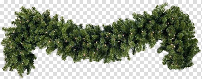 Xmas garland , green Christmas tree decor transparent background PNG clipart | HiClipart