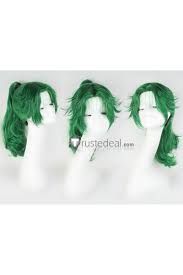 green wig ponytail - Google Search