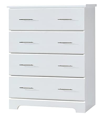 Amazon.com : Storkcraft Brookside 4 Drawer Chest, White, Kids Bedroom Dresser with 4 Drawers, Wood and Composite Construction, Ideal for Nursery Toddlers Room Kids Room : Baby