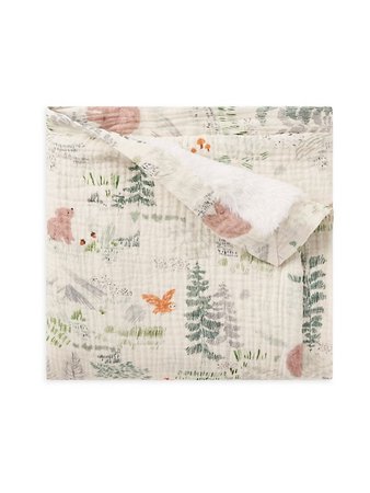 Shop Elegant Baby Baby's Bear Print Blanket | Saks Fifth Avenue