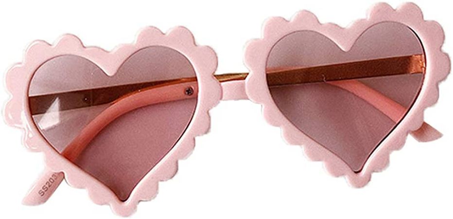 Amazon.com: Kids Toddler Baby Girl Boy Heart Shaped Anti-UV Sunglasses, Eyewear Glasses for Party Photography Outdoor Beach 1-8T (Red) : Clothing, Shoes & Jewelry