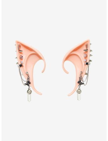 Pierced Fairy Crystal Molded Ear Cuffs | Hot Topic