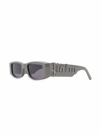 Shop Palm Angels rectangle-frame Angel sunglasses with Express Delivery - FARFETCH