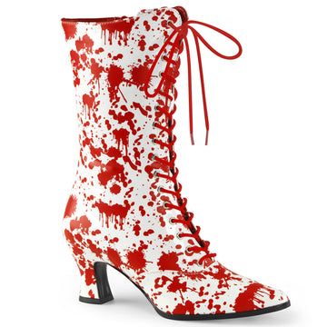 Blood splatter white boot