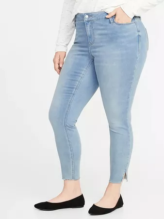 High-Rise Built-In Warm Rockstar Super Skinny Plus-Size Jeans | Old Navy