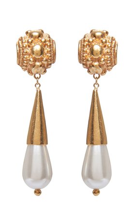 Nessus Pearl Drop Earring By Markarian | Moda Operandi