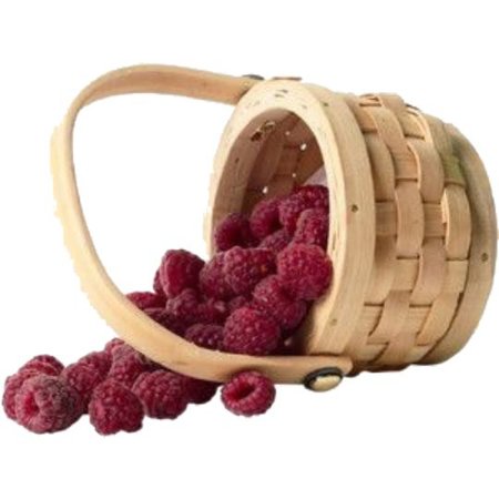Basket of raspberries