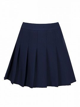 dark blue mini skirt