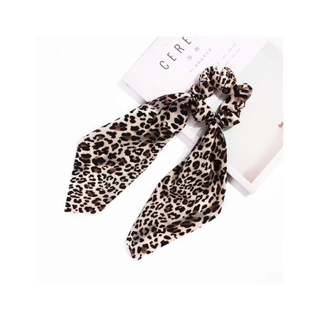 cheeta hair tie scrunchie