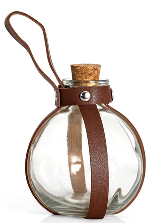brown potion bottle holder