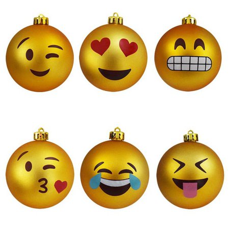 Buy Emoji Christmas Ornaments (04380) - Incl. shipping