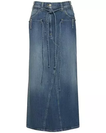 Altuzarra Robinson Maxi Skirt in Blue | Lyst