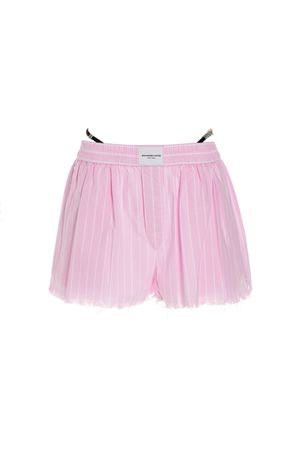 t by alexander wang Logo striped shorts available on www.julian-fashion.com - 233834 - US