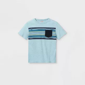 Boys' Short Sleeve Pocket T-Shirt - Cat & Jack™ : Target